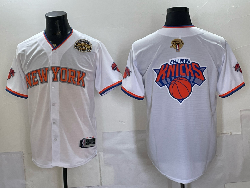 Men New York Knicks blank white 2026 Nike NBA jersey 0625004